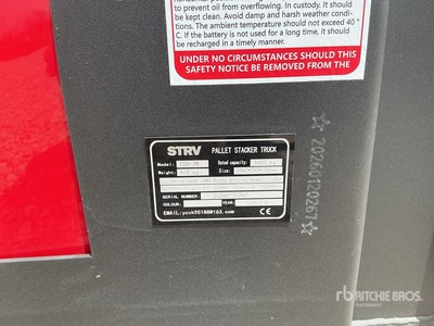 2026 STARVOX CDD15 1500 kg PALLET Electric Stacker (Unused)