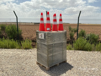 2026 STARVOX TC-250P Qty (250) 28 in PVC Safety Traffic Cones (Unused)