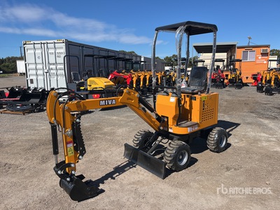 2026 Miva VA-L13 Wheeled Minibagger (Unused)