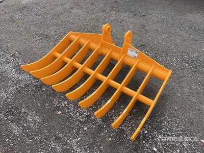 2026 GIYI 1135 mm Excavator Rake - Fits Cat 307 (Unused)