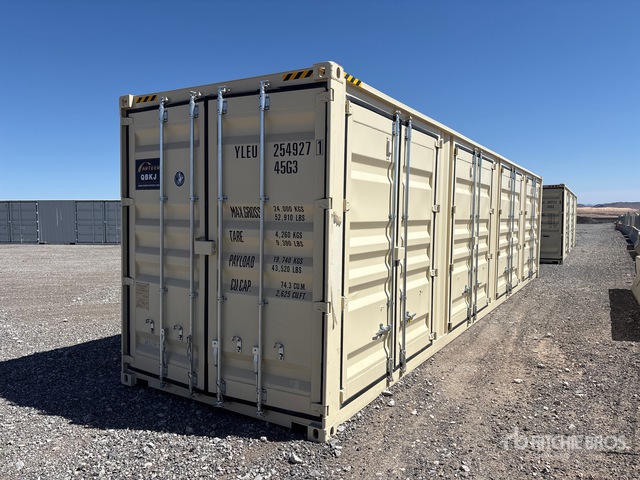 2026 40 ft High Cube Multi-Door Storage Container