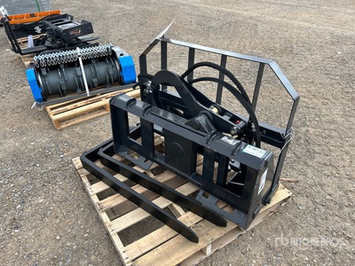 2025 ARTEER RPT-42L 42 in Rotating Hydraulic Skid Steer Forks (Unused)