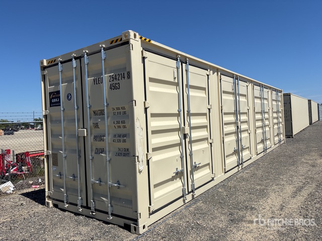 2026 40 ft High Cube Multi-Door Storage Container