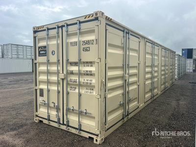 2025 40 ft High Cube Multi-Door Storage Container