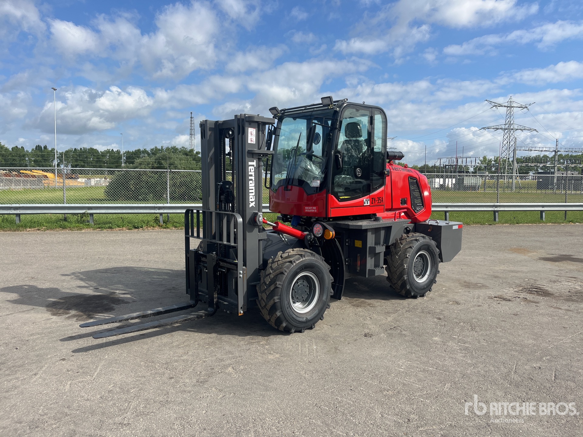 2026 Terramax ZY-35A 4x4 Rough Terrain Forklift (Unused)