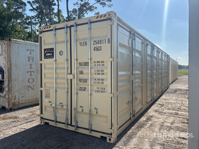 2026 40 ft High Cube Multi-Door Storage Container