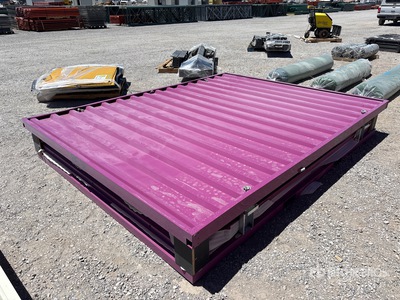 9 ft x 7 ft x 7 ft Flatbox Contenedor de almacenamiento (Unused)