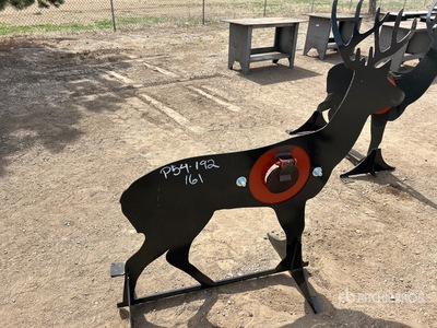 2025 Kit Containers AR500ATDEER Steel Shooting Target (Unused)