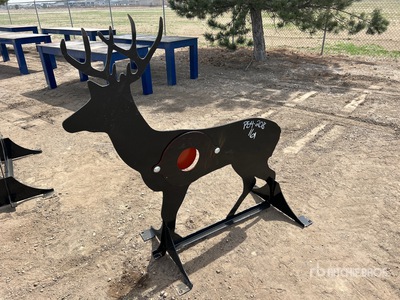 2025 Kit Containers AR500ATDEER Steel Shooting Target (Unused)