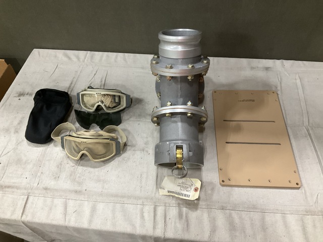 (3) Quick Disconnect Wyes, (28) Pairs of Industrial Goggles & Assorted Items