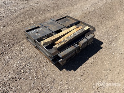 2025 Kit Containers QT-F-BLANK 46 in Skid Steer Attachment Mounting Plate (Unused)