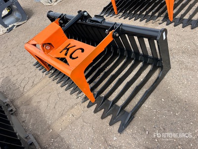2025 Kit Containers QT-SG-S76-V3 76 in Skid Steer Grapple (Unused)