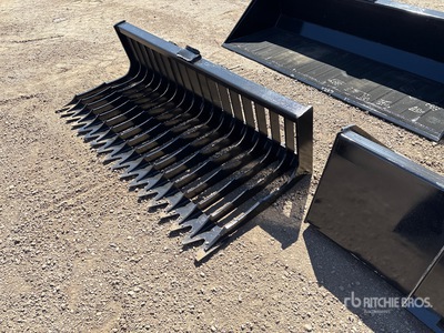 2025 Kit Containers QT-SB-H76-V3 75 in Skid Steer Screening Bucket (Unused)