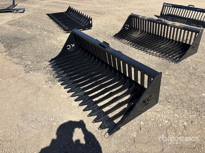 2025 Kit Containers QT-SB-L76-V3 75 in Skid Steer Screening Bucket (Unused)