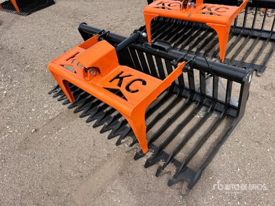 2025 Kit Containers QT-SG-S76-V3 76 in Skid Steer Grapple (Unused)