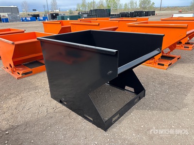 2025 Kit Containers 2YFT-SST 49 in Skid Steer Dump Hopper (Unused)