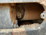 Undercarriage with Left Track Tensioner