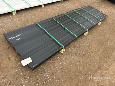 Quantity of 2025 Kit Containers Steel R Panel 12 ft x 37 in (Unused)