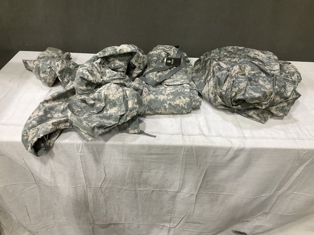 (28) Pairs of Cold Weather Trousers, (10) Wet Weather Ponchos & Assorted Items
