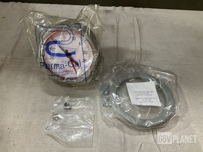 (15) Perma-Cal 921RIB27F08-NZ Dial Indicating Pressure Gauges