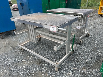 Quantity of (2) Aluminum Carts ورش و مخازن متنوعة