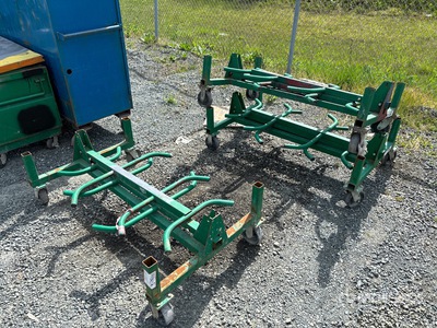 Quantity of (3) Greenlee Pipe racks