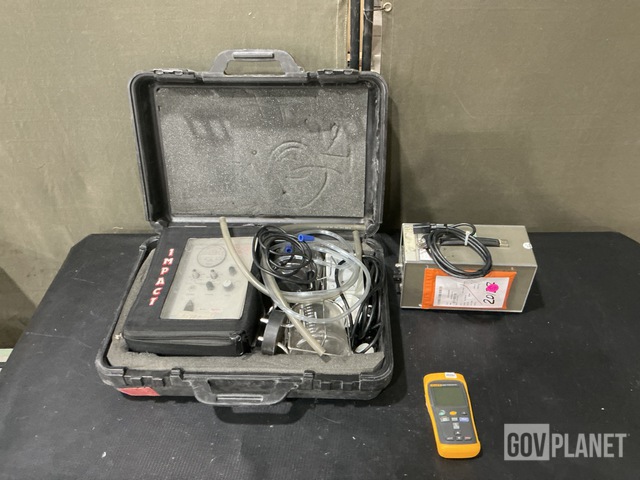(1) Voltmeter, (13) Suction Apparatuses, (3) Thermometers & Assorted Items