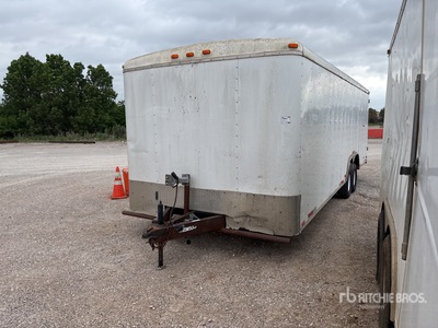 2014 Husky 14 ft T/A Enclosed Trailer