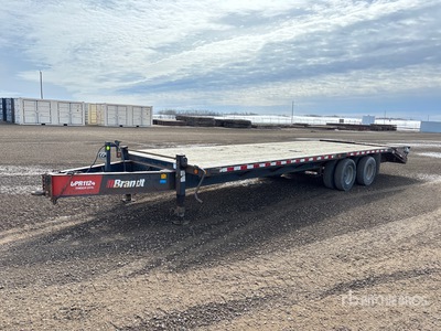 2018 Brandt UPR1124D 29 ft T/A Equipment Trailer
