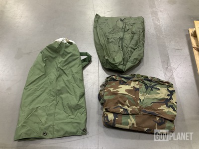 (34) Clothing Bags, (16) Duffel Bags & (4) Flyer's Helmet Bags
