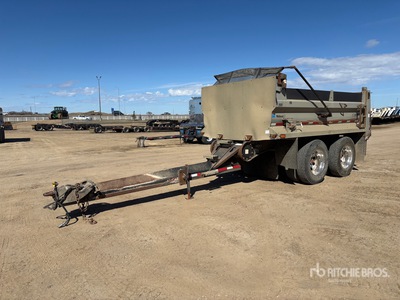 2007 Midland MG14SK2100 14 ft T/A Pup Dump Trailer