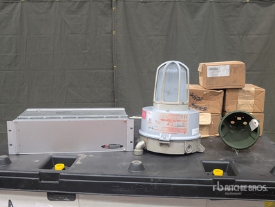 (3) Luminaires, (6) Housing Lights, (1) Vacuum & Assorted Items
