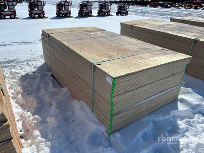Quantity of (50) 5/8" 4x8 CSP/DFP No Stamp Plywood (Unused)