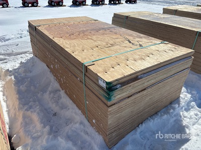 Quantity of (50) 5/8" 4x8 CSP/DFP No Stamp Plywood (Unused)
