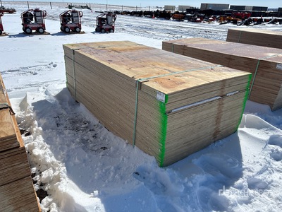 Quantity of (50) 5/8" 4x8 CSP/DFP No Stamp Plywood (Unused)