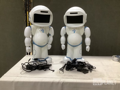 (2) LuxAI QT-TP19 QTrobot Educational Robots