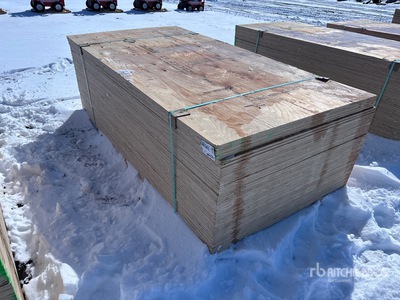 Quantity of (50) 5/8" 4x8 CSP/DFP No Stamp Plywood