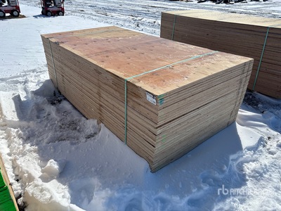 Quantity of (40) 3/4" 4x8 CSP/DFP No Stamp Plywood (Unused)