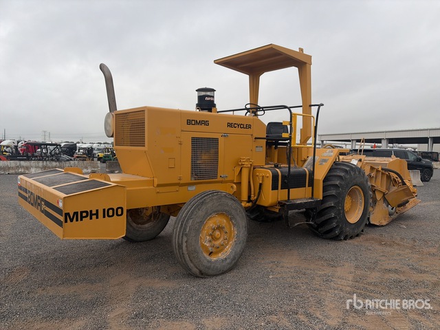 1988 Bomag MPH100S Wheel Soil Stabilizer Reclaimer