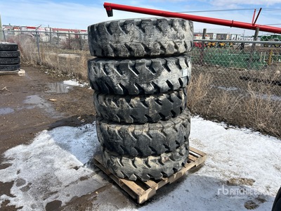 Quantity of (5) 14.00R20 Tires