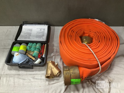 (1) Fire-Fighting Hose Assembly, (4) Check Valves & Assorted Items