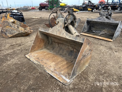 72 in Q/C Hydraulic Tilting Cazo para excavadora