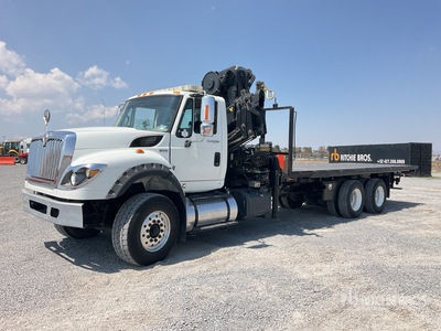 2006 Hiab 300-4 12 ton Knuckle Boom on 2012 International 7600 6x4 Camion con Grua / Boom Truck