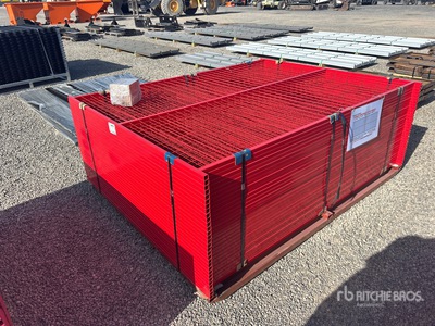 Quantity of (30) Canex 8 ft x 6 ft Powder Coated Ogrodzenie terenu (Unused)
