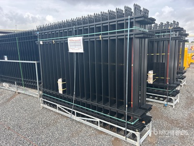 Quantity of (20) Canex 10 ft x 7 ft Powder Coated Zaun (Unused)