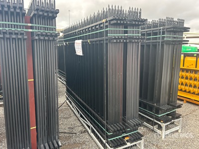 Quantity of (20) Canex 10 ft x 7 ft Powder Coated Zaun (Unused)