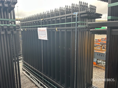 Quantity of (20) Canex 10 ft x 7 ft Powder Coated Zaun (Unused)