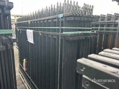 Quantity of (20) Canex 10 ft x 7 ft Powder Coated Zaun (Unused)