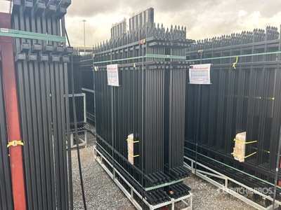 Quantity of (20) Canex 8 ft x 7 ft Powder Coated Fencing (Unused)