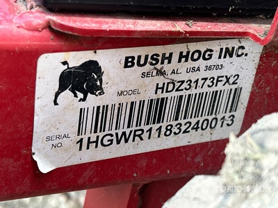 2019 Bush Hog HDZ3173FX2  Zero-Turn Lawn Mower